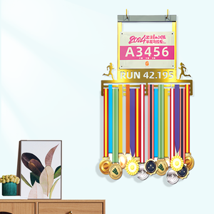 Gymnastique patinage sport métal médaille présentoir mural Marathon médaille cintre - Product Image 3