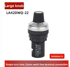 LA42DWQ-22 1K 2K 5K 10K 20K 50k 500K 22mm Đường kính chậu quay chiết chuyển đổi thống đốc biến tần kháng chuyển đổi - Product Image 2