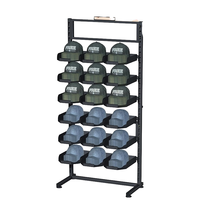 Support de présentation moderne en métal pour casquettes de baseball, casquettes trucker, chapeaux de paille, bonnets d'hiver, bonnets bob et casquettes Melin, personnalisable et multicouche, de haute qualité
