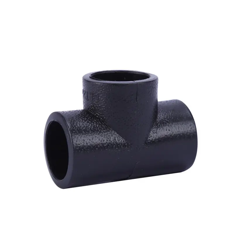 Factory price hdpe pipe fittings hdpe socket pipe tee joint