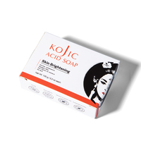 Savon Éclaircissant pour la Peau à l'Acide Kojique Original, Fait Main, 100g, avec Emballage d'Origine Personnalisé