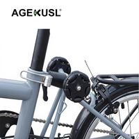 Roues faciles AGEKUSL pour vélo, 70 mm, Easywheel, vélo Omni silencieux, Ezwheels pour vélo Brompton Pikes