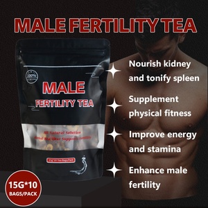 Thé de fertilité masculine Chinaherbs, thé à base de ginseng, thé d'amélioration masculine pour hommes et femmes, stimule la dysfonction masculine, sachets de thé à la racine de maca - Product Image 2
