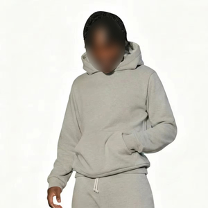 Sweat-shirts à imprimé streetwear pour hommes, en coton molletonné, avec poche florale, coupe régulière, poids lourd, hiver, personnalisé, Y2k - Product Image 2