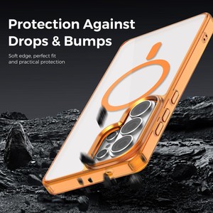 Funda Magnética Transparente de Alta Calidad para Teléfono Móvil <span class=keywords><strong>Samsung</strong></span> S26 Ultra S25 S24 <span class=keywords><strong>A35</strong></span> A37 A55, Carcasa Trasera Suave Transparente a Prueba de Golpes - Product Image 5