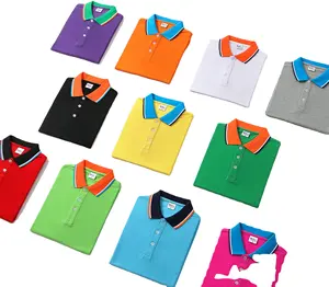 kundenspezifischer druck polo-shirt blanko baumwolle polo-t-shirt für herren sportbekleidung polo-shirts solide farbe