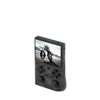 Konsol Game Retro genggam portabel G350 asli, konsol Game Retro genggam portabel 3.5 inci layar IPS sol Konsole Retro Juegos 64G 128GB