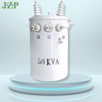 JZP Factory Direct 10kVA-50kVA 13.8-34.5kV HV/LV IEC Standard 50/60Hz Single Phase Oil Immersed Distribution Transformer
