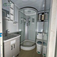 Casa Portátil Plegable, Contenedor Móvil para Oficina, Casas Prefabricadas, Contenedor de Lujo para Vivir al Aire Libre, Casa Prefabricada Expandible