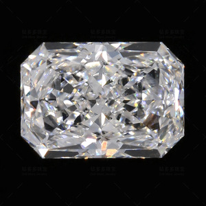 Radiant Cut Lab Grown Diamond D Color VVS2 1.03CT 1.28CT 1.50CT 1.59CT For Jewelry Making - Product Image 1