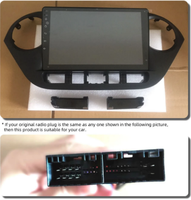 Radio de Coche de 9" para Hyundai Grand I10 RHD 2014 2015 2016 2017 con Wifi Reproductor de Video Multimedia GPS Unidad Principal Estéreo 2Din DVD