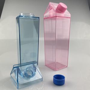 Bpa ฟรีพลาสติกนมแก้วถ้วยเดินทางกีฬานมกล่องรูปร่างกล่อง Bottle1000ml กล่องนมอะคริลิในกลุ่ม - Product Image 4