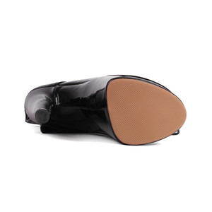 מותאם אישית יוקרה נשים 20 ס "מ גובה העקב עם 9.5 ס" מ עמיד למים פלטפורמה מעל הברך מגפי תחרה הבוהן הבוהן - Product Image 6