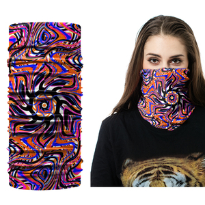 Noir Orange Plain Tie Dye Rouge Blanc Blanc Bandana FaceMask Neck Gaitor - Product Image 3