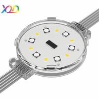 Projecteurs LED personnalisés XQD DMX512 RGB/RGBW étanches IP67 DC24V à 120° d'éclairage pour parcs à thème