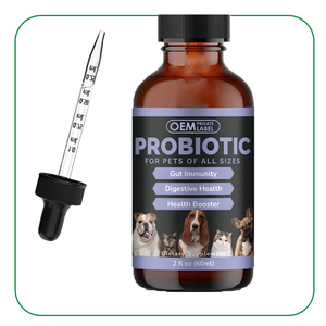 Ausreson OEM probiotiques gouttes soutien <span class=keywords><strong>5</strong></span> ml suppléments de santé pour chien de compagnie 300 milliards d'enzymes digestives gouttes probiotiques pour animaux de compagnie - Product Image 2