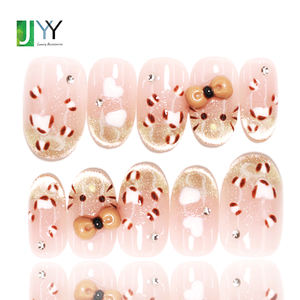 <span class=keywords><strong>Uñas</strong></span> Postizas 3D <span class=keywords><strong>de</strong></span> Gel con Diseño <span class=keywords><strong>de</strong></span> <span class=keywords><strong>Hello</strong></span> <span class=keywords><strong>Kitty</strong></span>, Hechas a Mano, Lindas y Adorables, <span class=keywords><strong>Uñas</strong></span> Acrílicas <span class=keywords><strong>Cortas</strong></span> Artificiales para Niñas, Venta al Por Mayor - Product Image 2