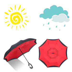 Mais Recente Fornecedor De Guarda-chuva De Tempestade Inquebravel Invertido De Oem controllo manuale - Product Image 6