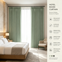 Rideaux pliés en S Yun Zhu, rideaux insonorisants, rideaux isolants thermiquement, rideaux sur mesure pour manoir, spa, studio, suite, lumière