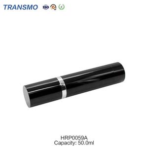 Bouteilles de lotion en plastique transparentes de 50 ml en gros, flacons pulvérisateurs noirs vides de 50 ml avec pompe, marque privée - Product Image 6