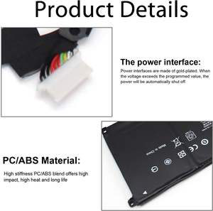 替换笔记本电脑电池MB04XL兼容惠普Envy X360 M6 15-<span class=keywords><strong>AQ</strong></span> AR 844204-850 843538-541 HSTNN-UB6X - Product Image 3