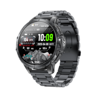 Montre connectée K77 en alliage de zinc durable, batterie OEM 1000 mAh, plus de 100 modes sportifs, appels, montre connectée sportive pour hommes et femmes