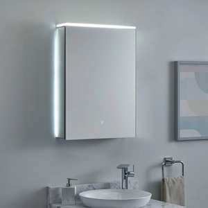 Armoire à pharmacie moderne anti-buée à LED avec miroir mural en <span class=keywords><strong>T</strong></span> éclairé Design rectangulaire pour salle de bain Solution de conception graphique - Product Image 1