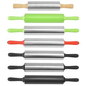 Rouleau à pâtisserie en acier inoxydable de haute qualité, durable, pour la pâtisserie, accessoires de cuisine en gros sur mesure - Product Image 6