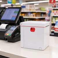 Printer Label Thermal Desktop MASUNG MD80II Grosir 80mm, Printer POS OEM dengan Antarmuka USB & RS232 untuk Retailing