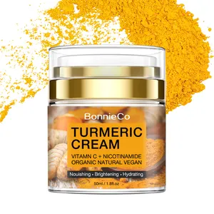 Wholesale Private Label organic turmeric day cream face cream Anti Acne Strong Effect Whitening Brightening face cream