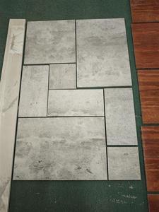 Carreaux de sol et de mur en marbre gris lune et pierre calcaire naturelle de haute qualité, finition vieillie, pour pavage extérieur et intérieur, motif français - Product Image 3
