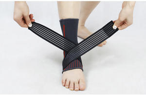 Attelle de cheville élastique réglable, manchon de compression, support stabilisateur du pied pour fasciite plantaire, tendinite d'Achille, chaussette de sport - Product Image 3
