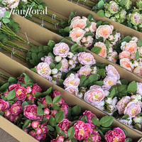 Bouquet de 11 roses artificielles roses en soie, fleurs artificielles en gros pour la décoration de mariage, de maison, d'hôtel et de centre de table