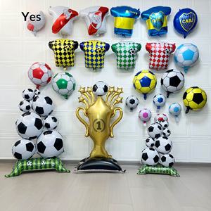 <span class=keywords><strong>Ballon</strong></span> en aluminium et feuille métallisée, <span class=keywords><strong>trophée</strong></span> de football peint réaliste en forme de maillot, modèle 2026, pour <span class=keywords><strong>d</strong></span>écorations de bars et centres commerciaux - Product Image 4