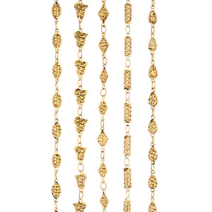 Chaîne à maillons creux |   Chaîne en acier inoxydable plaqué or 18 carats PVD, ovale, cœur, goutte d'eau, diamant, rectangle, pour bijoux DIY - Product Image 4