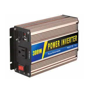 Conversor de corrente ac de potência solar 24v, pequena conversor de energia solar 24v dc para 220v sem bateria, inversor de 1000w