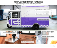 Food Truck Motorisé : Service Rapide, Aménagement Efficace, Conçu pour les Heures de Pointe du Déjeuner à Fort Volume