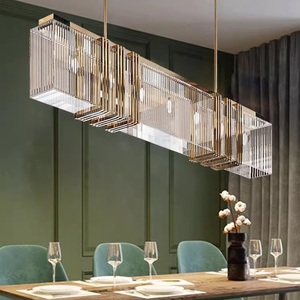 Rustique Chambre <span class=keywords><strong>Salle</strong></span> À <span class=keywords><strong>Manger</strong></span> Lustres Luminaires Éclairage Plafond Or Led K9 Cristal De Luxe Moderne Lustres Pendentif Lumières - Product Image 6