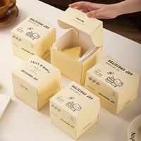 Boîtes d'emballage alimentaire écologiques pour mini-gâteaux de 2-3 pouces, desserts, mousses, gâteaux à étages, pâtisseries