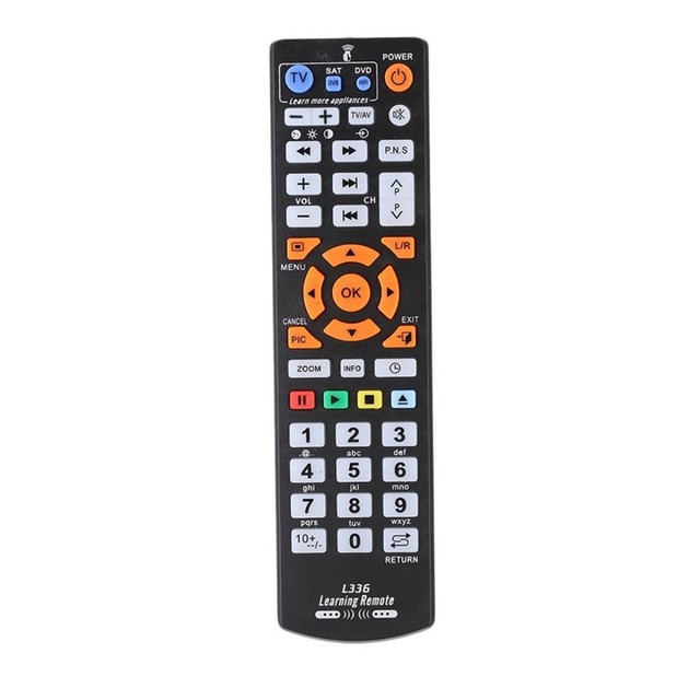 IR Remote Control With Learning Function for TV CBL DVD SAT for L336
