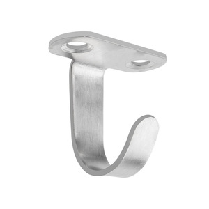 Stainless Steel Single <b>Hook</b> Wall Mount 30 Kg Load Capacity Wardrobe Cabinet Coat <b>Hook</b> <b>J</b> Type - Product Image 3