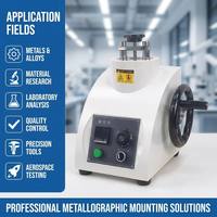 Máquina de Preparación de Muestras Metalográficas por Compresión en Caliente Semiautomática XQ-2B para Investigación de Laboratorio, Prensa de Montaje de Especímenes