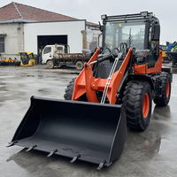 Kostenloser Versand Euro 5 Radlader Hydraulisch 4x4 Allrad Frontschaufellader für Hofarbeit Diesel-Lader für Baumaschinen