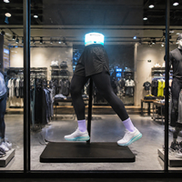Maniquí de Pierna Motorizada Impreso en 3D M134-EP LEP con Iluminación LED, Maniquí Eléctrico para Exhibiciones y Escaparates