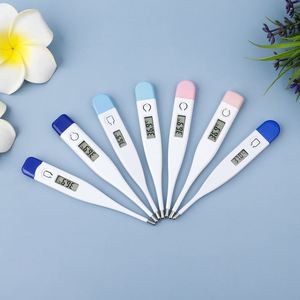 Termómetro Digital Electrónico para Bebés Fahrenheit Celsius con Logotipo Personalizado, Ecológico/No Tóxico para Uso en la Cabeza y Axilas de Niños - Product Image 1