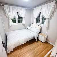 Vente directe : Conteneur habitable extensible de 20 pieds et 40 pieds, Maison préfabriquée, Villa à deux étages 4 chambres, Maison préfabriquée 2 chambres