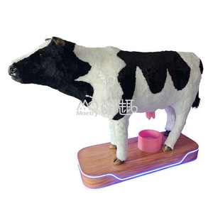 Moetry Fun Lait Vache Aire de <span class=keywords><strong>jeux</strong></span> intérieure Toddler Cow Traying Device Jeu de rôle pour Kidzania Play Center FEC - Product Image 6