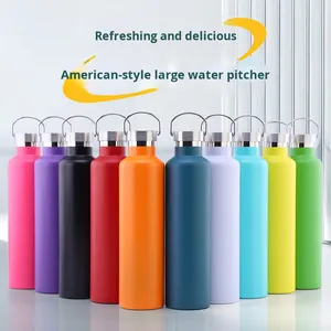Stainless Steel Customizable Bullet-Shaped Sports Water Bottle Insulated Sleek Tumbler <b>Runners</b> Hikers Camping Kids-Food Grade - Product Image 3