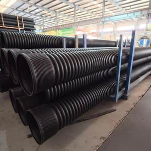 ท่อ HDPE ชนิด B แบบ Krah ความแข็งแรงสูง ทนทานต่อแรงดันสูง ขนาด DN/ID 200 มม. ทนความร้อน ป้องกันการกัดกร่อน SN8 - Product Image 2