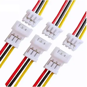 Harnais de câbles personnalisés JST ZH PH EH XH 1.0 1.25 1.5 2.0 2.54 5/6mm pas 2/3/4/connecteurs à broches